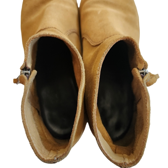 Blackstone DL55 Lion Tan Genuine Suede Booties - Picture 7 of 8